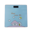 Fineblue เครื่องชั่งน้ำหนักดิจิตอลแบบชาร์จ ลายรูปบ้าน สีฟ้า Fineblue เครื่องชั่งน้ำหนักดิจิตอลแบบชาร์จ ลายรูปบ้าน สีฟ้า