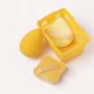 Meilinda พัพแต่งหน้า Mellow Puff Mart (3ชิ้น/ชุด) (Yellow)