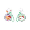 พวงกุญแจกระจกพกพา Hello Kitty X Butterbear สีฟ้าและเขียว