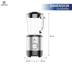 Worldtech เครื่องปั่น 1.5ลิตร รุ่น WT-PB500