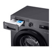 LG เครื่องซักผ้าฝาหน้า 8 กิโลกรัม รุ่น FB1208S5M Black