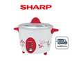 SHARP หม้อหุงข้าวไฟฟ้าเบญจรงค์ 0.6 ลิตร รุ่น KSH-D06