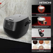 HITACHI หม้อหุงข้าวดิจิตอล 1.8 ลิตร รุ่น RZ-S18VN Black