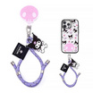 Sanrio สายคล้องโทรศัพท์แบบสั้น รุ่น Twizzler Kuromi