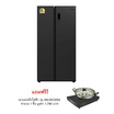 Aconatic ตู้เย็นไซด์ บาย ไซด์ 18.5Q รุ่น AN-FR5250S +AN-IDC2052