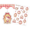 CODE:D Keychain Sticker ชุดสติกเกอร์+พวงกุญแจ Sanrio คละลาย (แพ็ก 4 ชุด)