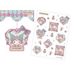 CODE:D Keychain Sticker ชุดสติกเกอร์+พวงกุญแจ Sanrio คละลาย (แพ็ก 4 ชุด)