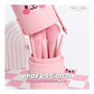 Nee Cara เซ็ตแปรงแต่งหน้า Makeup Brush Set With Travel Case (Rabbit)(6ชิ้น)