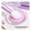 Nee Cara เซ็ตแปรงแต่งหน้า Makeup Bursh Set With Travel Case (6ชิ้น)