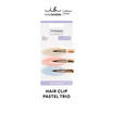 TITANIA กิ๊บติดผม สี Pastel Trio 3pc