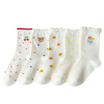 Fashion sock ถุงเท้าลาย cherry+BEAR NO.C145 (5ลาย/10คู่)