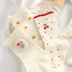 Fashion sock ถุงเท้าลาย cherry+BEAR NO.C145 (5ลาย/10คู่)