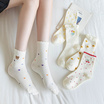 Fashion sock ถุงเท้าลาย cherry+BEAR NO.C145 (5ลาย/10คู่)