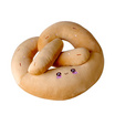 OPORTOYS หมอนตุ๊กตาขนมปังเพรทเซล Pretzel 50 ซม. (19นิ้ว)
