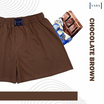 VARS กางเกงบ๊อกเซอร์ ผ้าคอตตอน 100% รุ่น Cookie and Cream สี Chocolate Brown