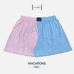 VARS กางเกงบ๊อกเซอร์ ผ้าคอตตอน 100% รุ่น Two-Tones สี มาการอง