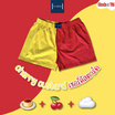 VARS กางเกงบ๊อกเซอร์ ผ้าคอตตอน 100% รุ่น Two-Tones สี เชอรรี่คัสตาส
