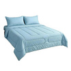 CHARM ชุดเครื่องนอน รุ่น Classic ผ้าซาติน สี Sky Blue
