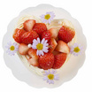 Le Cherine มินิเค้กผลไม้สด หน้าสตรอว์เบอร์รี รูปหัวใจ 0.5 ปอนด์