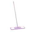 homely & clean ไม้ม็อบดันฝุ่นไมโครไฟเบอร์ หมุนได้ 360 องศา สีม่วงพาสเทล