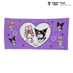 M2S Lifestyle ผ้าเช็ดตัว ลายลิขสิทธิ์ My Melody and Kuromi สีม่วง 27x54นิ้ว
