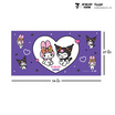 M2S Lifestyle ผ้าเช็ดตัว ลายลิขสิทธิ์ My Melody and Kuromi สีม่วง 27x54นิ้ว