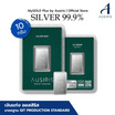 Ausiris Silver แท่งเงิน 99.99 น้ำหนัก 10 กรัม