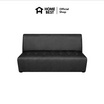 HomeBest โซฟามีพนักพิง 2 ที่นั่ง หุ้มหนัง PVC