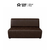 HomeBest โซฟามีพนักพิง 2 ที่นั่ง หุ้มหนัง PVC