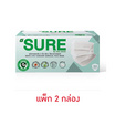 G SURE หน้ากากอนามัย สีขาว บรรจุ 50 ชิ้น (แพ็กคู่)