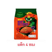 บิบิโกซองแบบแห้ง รสปลาหมึกเล็กผัดเผ็ด 122 กรัม (แพ็ก 4 ซอง)