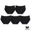 Wacoal Surprise Panty กางเกงใน Bikini แพ็ค 5 ชิ้น รุ่น WU1F34 สีดำ