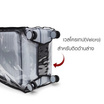 HQLUGGAGE ถุงคลุมกระเป๋าเดินทาง PVC แบบใส