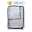 HQLUGGAGE ถุงเก็บกระเป๋าเดินทางแบบใส PVC เปิดด้านหน้า