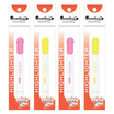 Quantum ปากกาเน้นข้อความ Highlighter AURORA นีออน คละสี (แพ็ก 4 ด้าม)