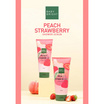 Baby Bright เซ็ทครีมอาบน้ำ Peach Strawberry Body Cleanser 450 มล.+ Shower Scrub 350 มล.