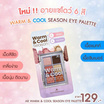 AR พาเลทอายแชโดว์ Warm & Cool Season Eye Palette 6 กรัม