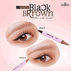 Odbo อายไลเนอร์ Black-Brown Duo Ink Liner 0.3+0.3 กรัม OD3016