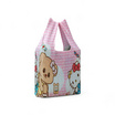 ถุงผ้าพลีท Hello Kitty X Butterbear ขนาด 17 X 18 นิ้ว สีชมพู