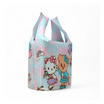 ถุงผ้าพลีท Hello Kitty X Butterbear ขนาด 17 X 18 นิ้ว สีฟ้า