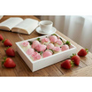 Love Strawberry สตรอว์เบอร์รีสดเคลือบไวท์ช็อกโกแลต ชมพูหวานโรแมนติก