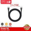 Orsen by Eloop Cable Type C to C รุ่น S6 Black