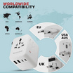 Honeywell หัวแปลงปลั๊กไฟ Universal World Travel