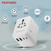 Honeywell หัวแปลงปลั๊กไฟ Universal World Travel