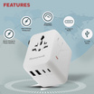 Honeywell หัวแปลงปลั๊กไฟ Universal World Travel