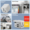 Honeywell หัวแปลงปลั๊กไฟ Universal World Travel