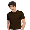 M2S Lifestyle เสื้อยืดคอกลมชาย น้ำตาลช็อคโกแลต