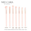 Nee Cara เซ็ตแปรงแต่งหน้า Makeup Brush Set With Travel Case N424 (7ชิ้น)