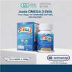 (CEO FACTORY) จูนี่ โอเมก้า 3 ดีเอชเอ จากน้ำมันสาหร่าย ซอฟเจลชนิดเคี้ยว บรรจุ 30 ซอฟเจล