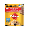 เพดดิกรี อาหารสุนัข ชนิดเปียกแบบกระป๋อง สูตรสุนัขโต รสเนื้อ บด 700 ก.